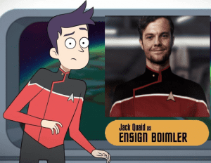 IL DOPPIAGGIO DI STAR TREK: LOWER DECKS GUARDIAMARINA BOIMLER