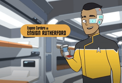 IL DOPPIAGGIO DI STAR TREK: LOWER DECKS GUARDIAMARINA RUTHERFORD IL DOPPIAGGIO DI STAR TREK: LOWER DECKS