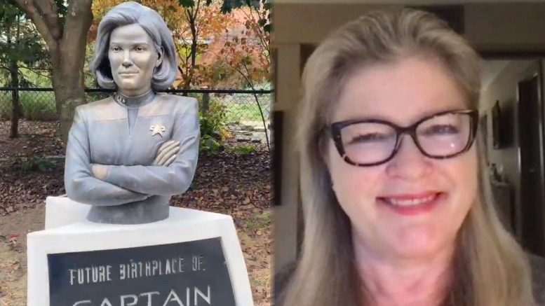 Il capitano Kathryn Janeway ha ora il suo monumento
