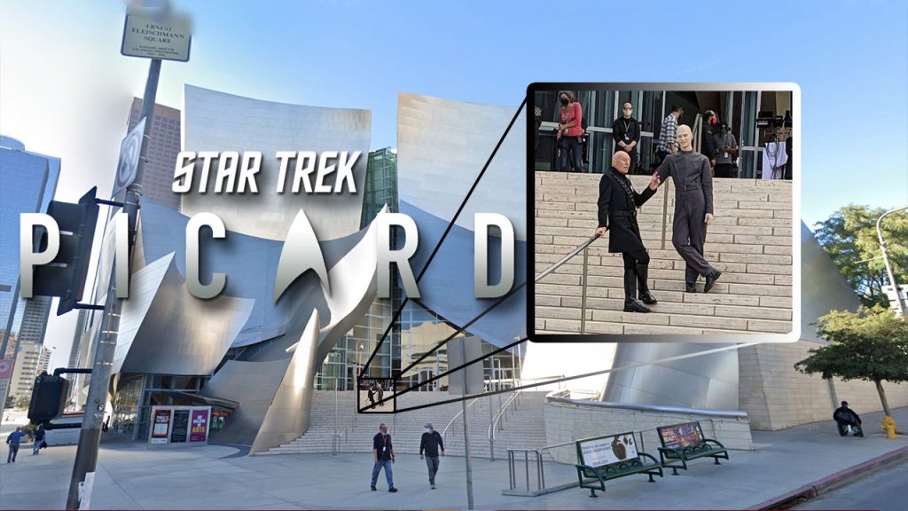 Star Trek Picard 2 foto dal Set - Walt Disney Concert Hall