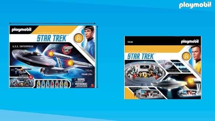 USS ENTERPRISE Playmobil Confezione Fronte Retro