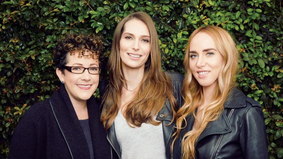In foto : Nicole Perlman, Geneva Robertson-Dworet e Lindsey Beer