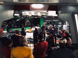 Set Plancia Enterprise in Star Trek: Discovery Backstage