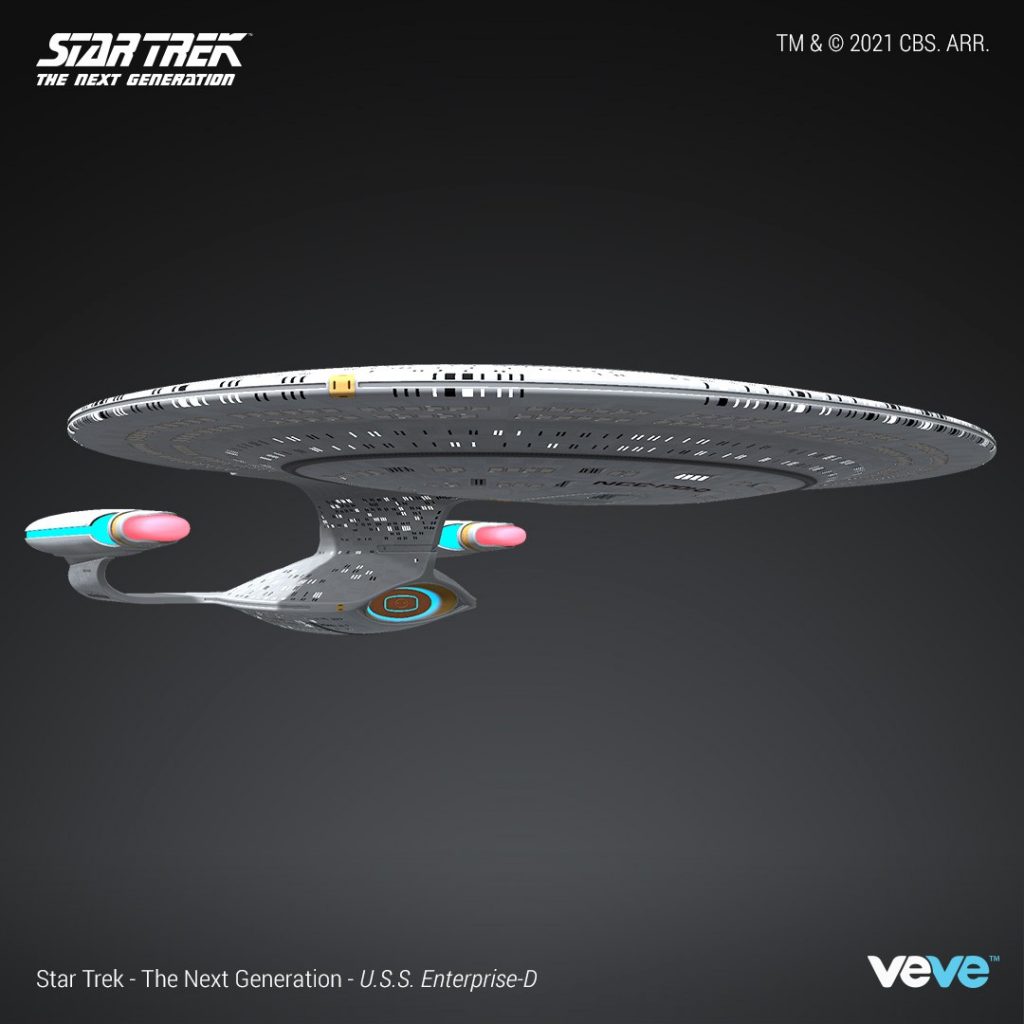 VEVE Lancia la USS ENTERPRISE-D foto del modello in 3D