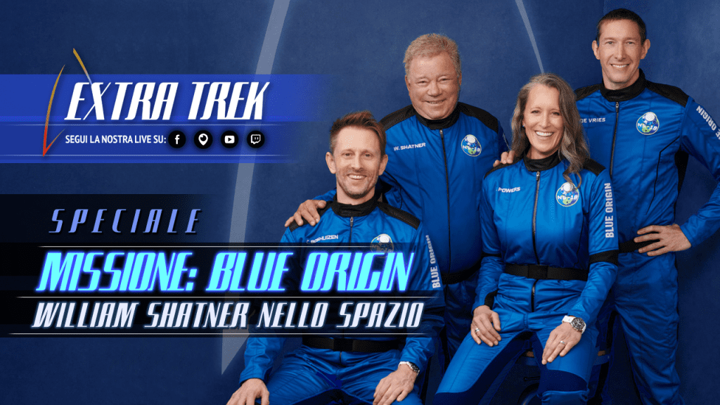 William Shatner nello Spazio - Capitano Kirk - New Sheppard - Blue Origin