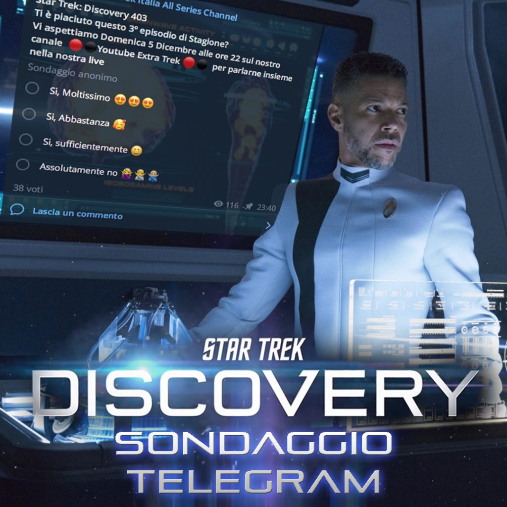 Sondaggio Telegram per Star Trek: Discovery 403