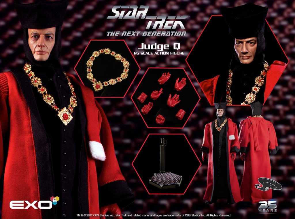 L'ONNIPOTENTE JUDGE "Q" DI EXO-6 gli accessori