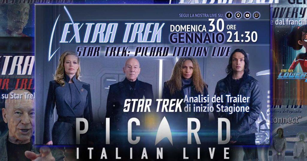 Star Trek: Picard 2 Italian Live – Analisi del trailer di inizio stagione – Domenica 30 Gennaio ore 21:30
