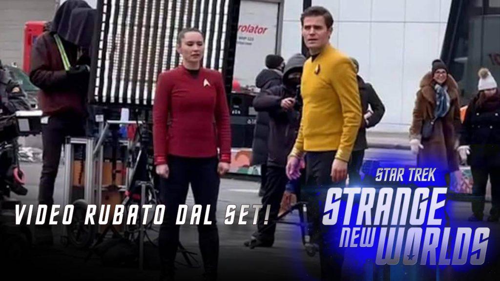 Star Trek: Strange New Worlds |Un video rubato per le vie di Toronto