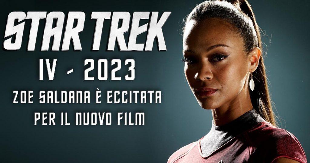 Zoe Saldana la Uhura nei film della kelvinline