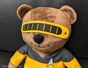 il Peluche Geordi Bear Di “Star Trek: Lower Decks”