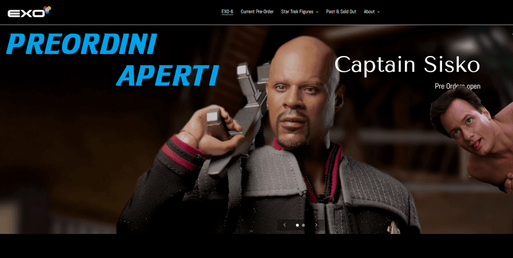 Aperti i PREORDER per la Figure del Capitano Benjamin Sisko di EXO-6