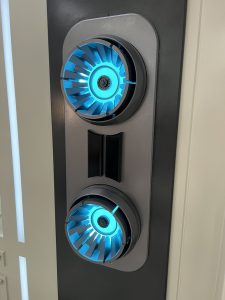 Muro tecnologico dell'Infermeriali - Vista generatori