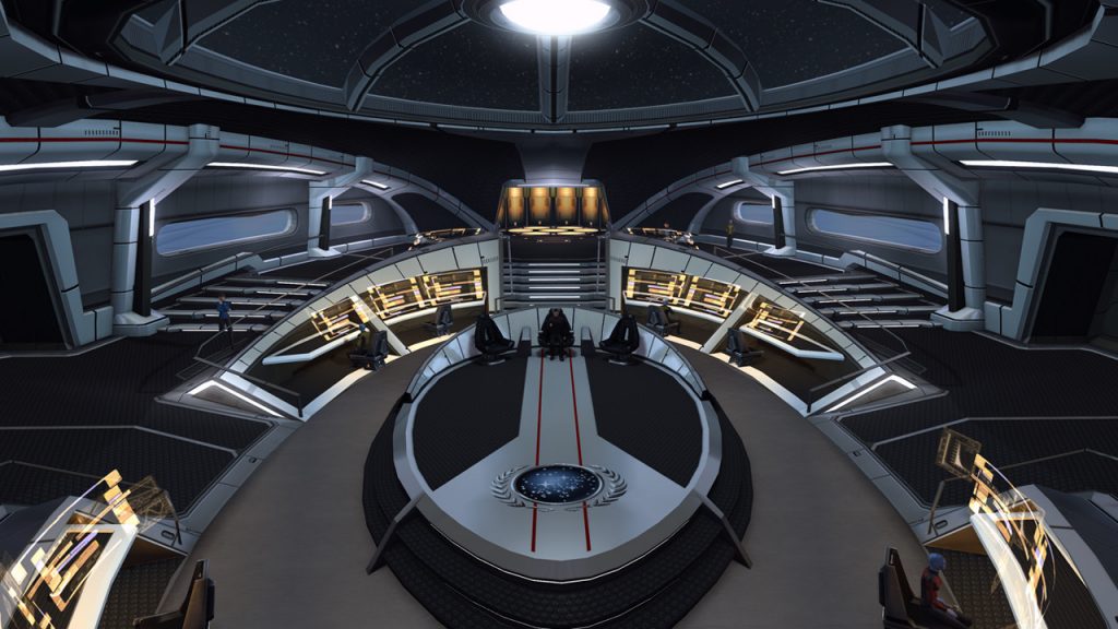 Ponte della USS Enterprise F in Star Trek: Online