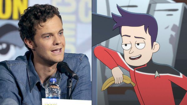 Jack Quaid voce e interprete di Boimler in Star Trek: Lower Decks