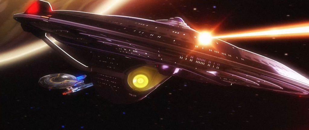 La USS WAYFARER nave di classe Sovereign