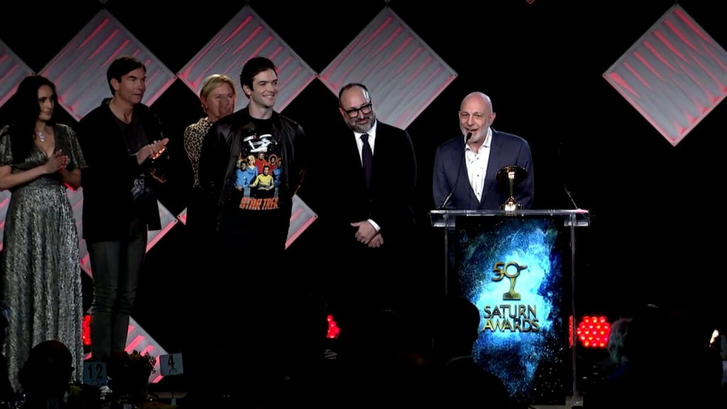 La premiazione per Strange New Worlds ai Saturn Award 2022