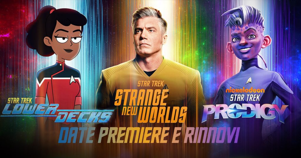 Star Trek: novità per Strange New Worlds, Lower Decks e Prodigy