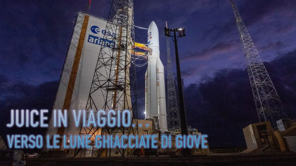 JUICE in viaggio verso le lune ghiacciate di Giove