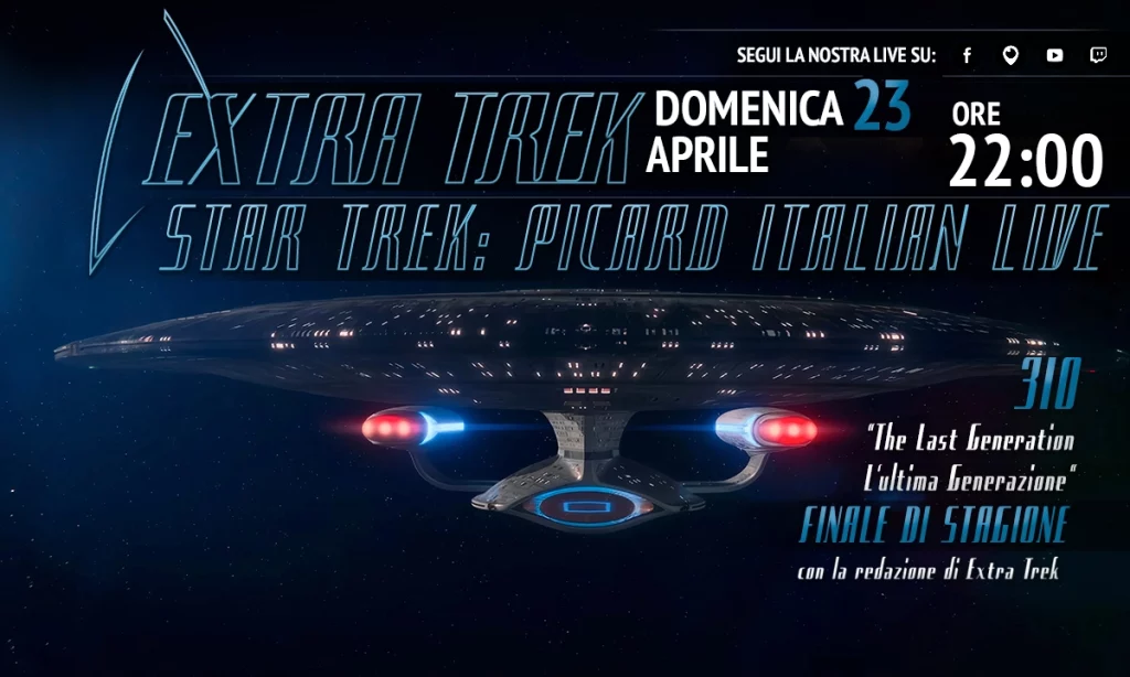 Star Trek: Picard 3 – The Final Series – Le Live Italiane di commento
