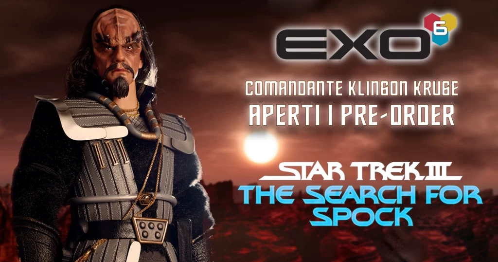 Comandante Klingon Kruge: EXO-6 apre il preorder dell'iconico villain