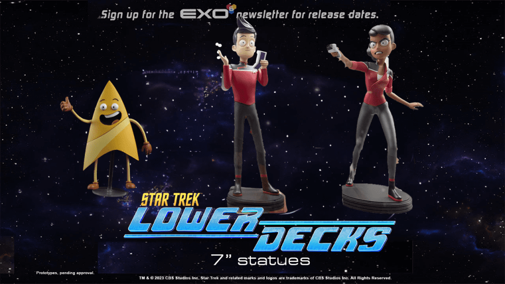 EXO-6: Aperti i pre-order per i personaggi dei Lower Decks