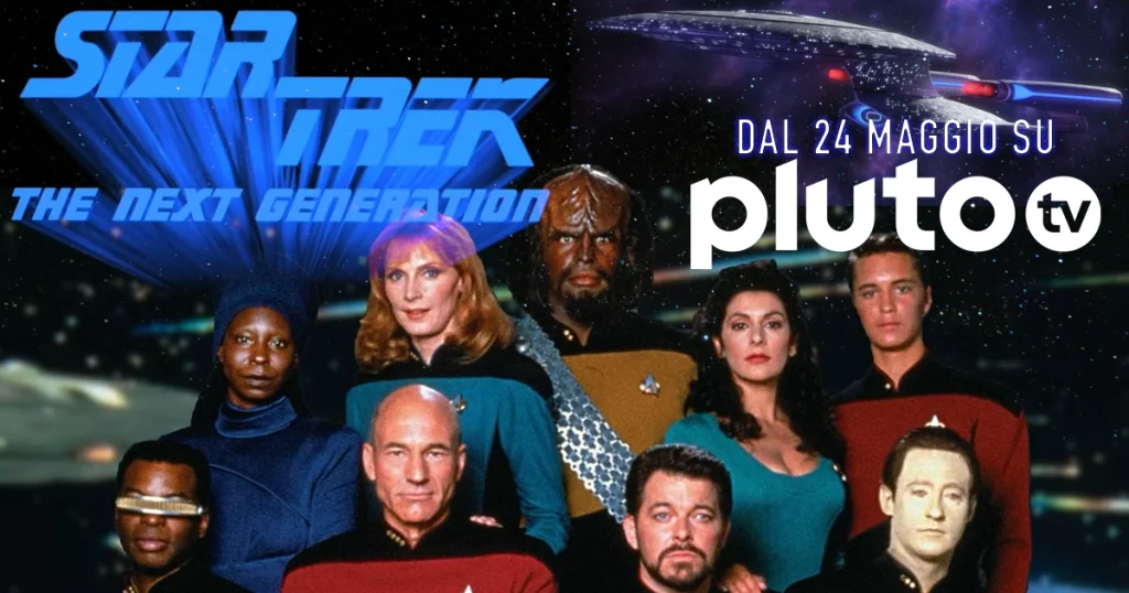 “Star Trek: The Next Generation” su Pluto TV Italia dal 24 Maggio