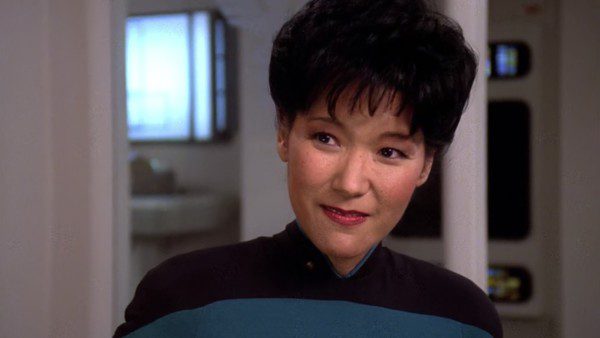 Patty Yasutake,interpreta Alyssa Ogawa in Star Trek: The Next Generation.