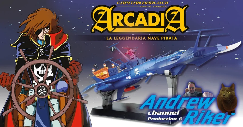Andrew Riker illustra il primo numero della collezione Arcadia di Capitan Harlock di Centaura