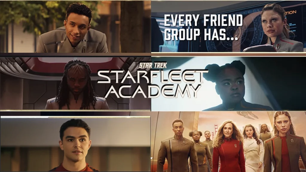 Star Trek: Starfleet Academy, le schede dei nuovi protagonisti e backstage