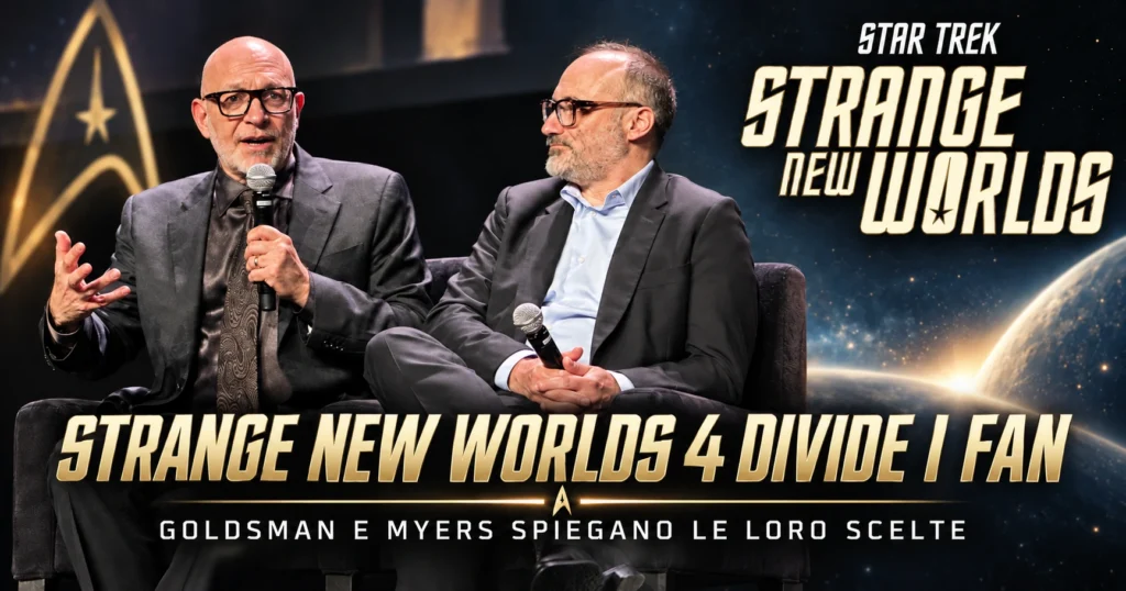 Star Trek: Strange New Worlds 4 divide i fan: Goldsman e Myers spiegano le loro scelte