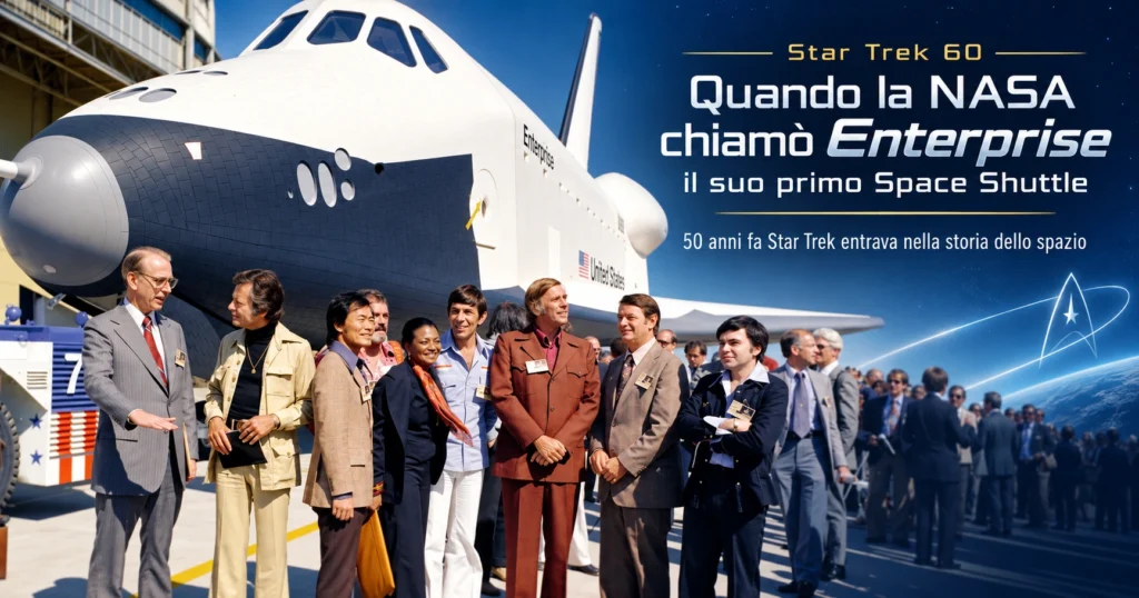 Quando la NASA chiamò Enterprise il suo primo Space Shuttle: 50 anni fa Star Trek entrava nella storia dello spazio