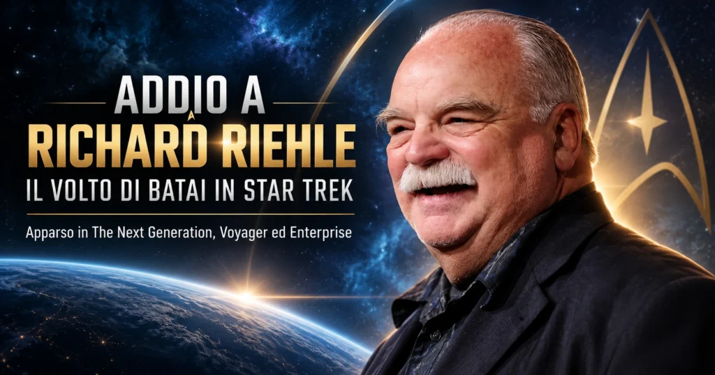Addio a Richard Riehle, volto di Star Trek e di The Inner Light - Una Vita per Ricordare
