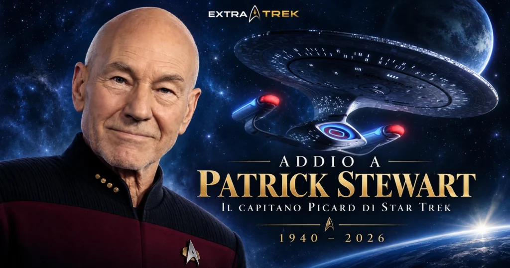 Addio a Patrick Stewart: è morto il capitano Picard di Star Trek