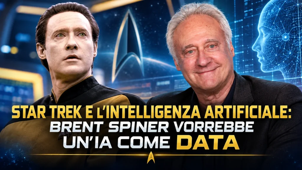 Star Trek e l'intelligenza artificiale: Brent Spiner vorrebbe un'IA come Data