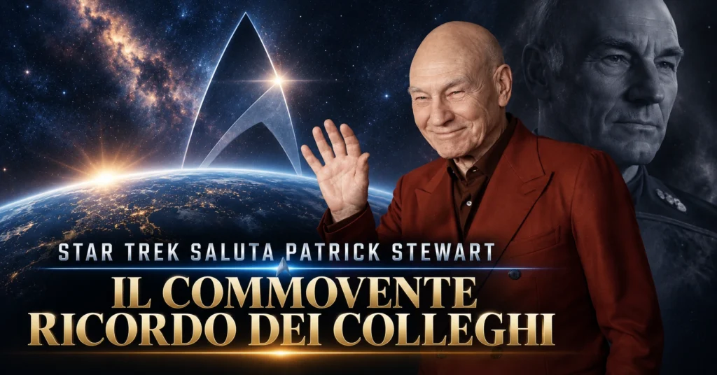 Star Trek saluta Patrick Stewart: il commovente ricordo dei colleghi