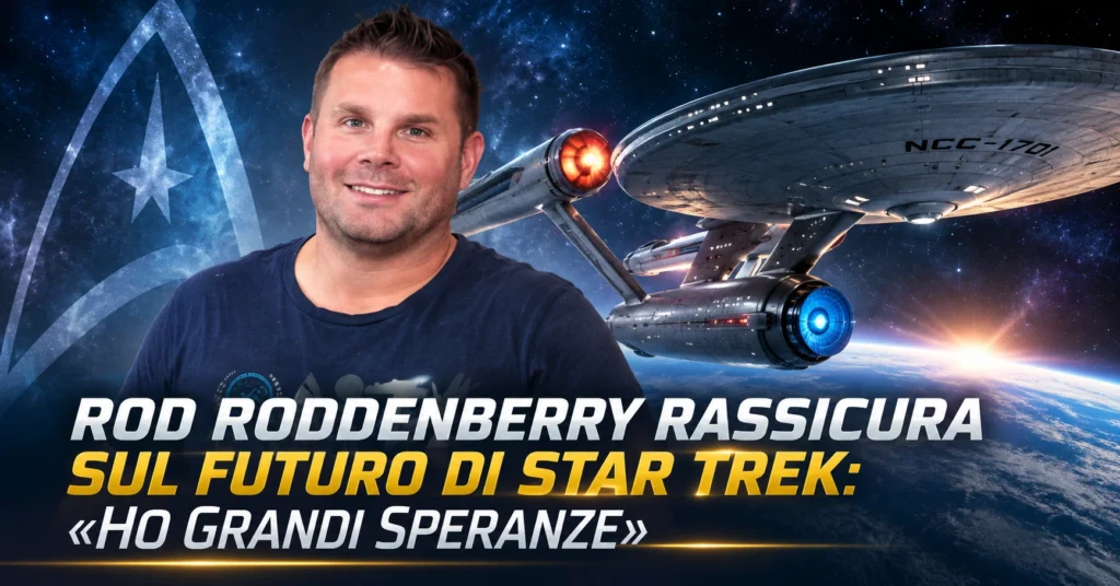 Rod Roddenberry guarda con fiducia alla nuova Paramount e al futuro di Star Trek: «Ho grandi speranze».