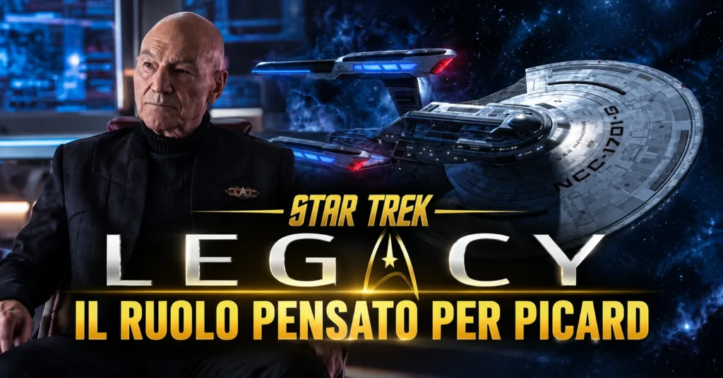 Star Trek: Legacy, Matalas rivela come sarebbe tornato Patrick Stewart